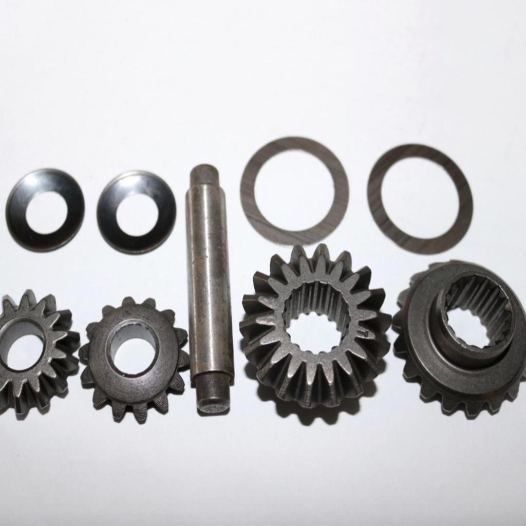1Set-Tricycle Motor Differential Speed Steel Gear Rear Axle Gear Set(14T+18T+Shaft+Gasket)