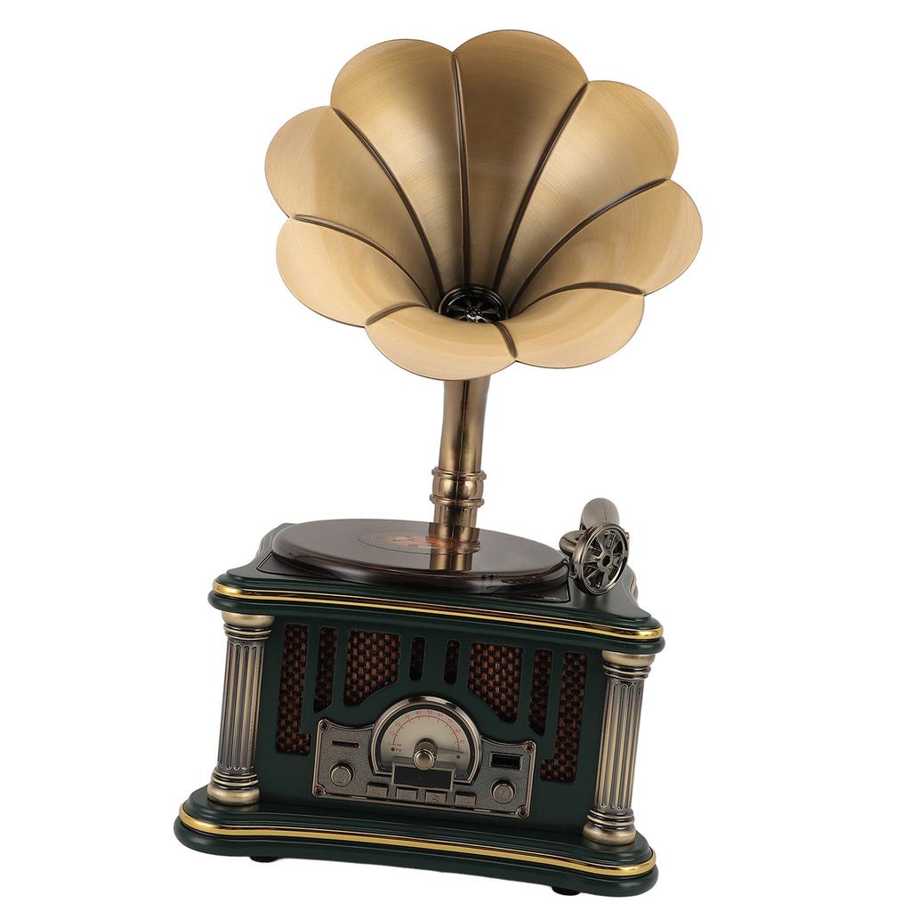 Vintage Gramophone   Speaker 2000mAh   Input Retro CD Player Radio Speaker