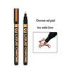 Wide Collection 843 Chrome Reflective Pen: Silver Plated Marker for DIY & Gundam Models.