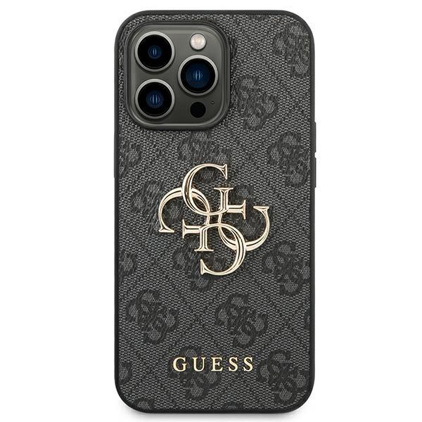 Guess Guhcp14L4Gmggr Iphone 14 Pro6,1 Grau/Grey Hardcase 4G Großes Metall-Logo