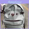 Cat Cartoon Nylon Backpack With Zipper Closure For School And Commuting