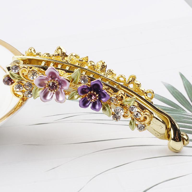Stall Small Commodity Hairpin Women'S Color Hair Accessories Hairpin Hair Root Alloy Headgear Premium Butterfly Banana Clip