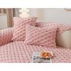 New Winter Sofa Cushion Thickened Warm Lamb Velvet Sofa Cover Non-slip Backrest Armrest Cover Cloth Towel Cover