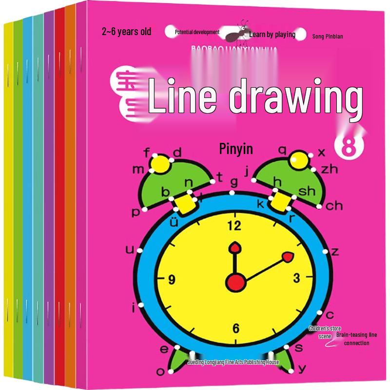 Baby Connect-the-Dots Learning Books (8-Volume Set)