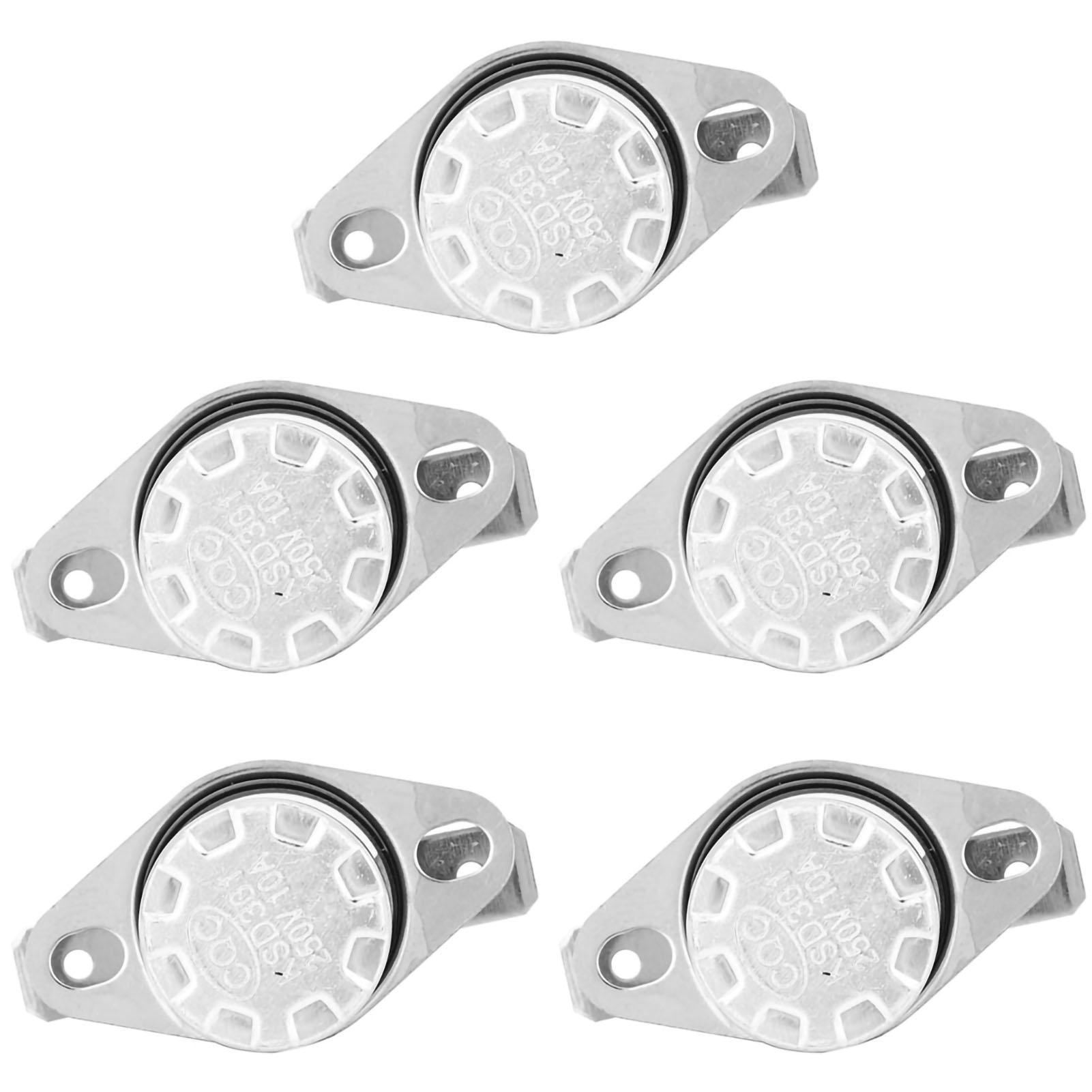5 Pcs KSD301 Switch Temperature Control Thermostat Thermal Switch 250V10A NO85 celsius