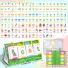 Interactive Activity Book Quiet Book Alphabet Stickers for Kids Brain Development