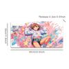 Grand Tapis de Souris Gaming Fille Anime Étoilé Vibrant Caoutchouc Antidérapant Lavable Tapis de Souris Anime tapis de souris gadgets bureau Tapis