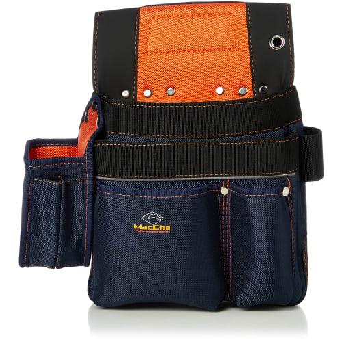 

MacCho MC-19 Nail Bag/Waist Bag, Navy x Orange, MC-19