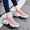 Fashion Women Sneakers 2025 Spring Flat Shoes Slip On Platform Sneakers for Women Black Breathable Mesh Sock Sneakers Shoes