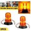 30 LED Strobe Beacon Forklift Light Truck ATV Rooftop Amber Emergency Warning 2X
