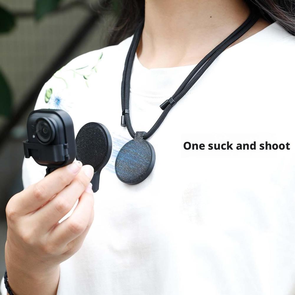 Portable For Insta360 GO Ultra Magnetic Expansion Adjustable Rope Bracket Concealable Quick Release Bracket Base Accessories