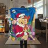 The Flintstones Flannel Blanket, High quality Comfortable for All Seasons, Home Decor, Warmth and Comfort