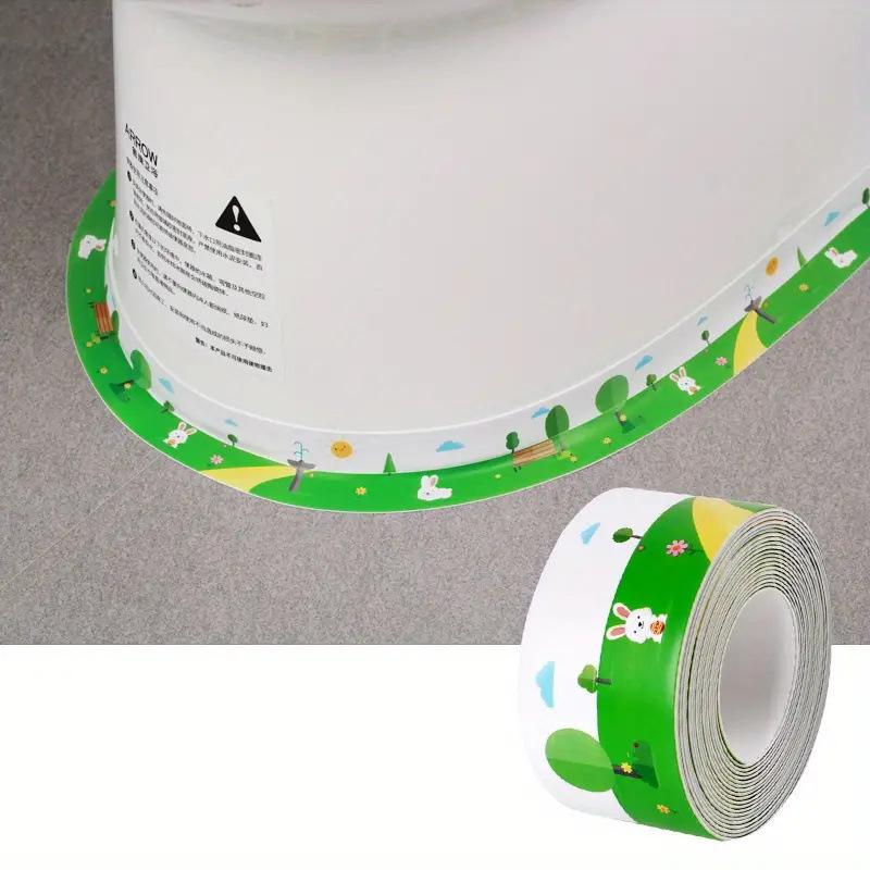 1 Roll of Waterproof and Mold Proof Toilet Sealing Strip  Kitchen Bathroom Self-adhesive Sealing Tape  Bathroom Waterproof Tape