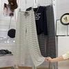 2023 Striped Zebra Print Wide-Leg High-Waist Casual Pants for Women