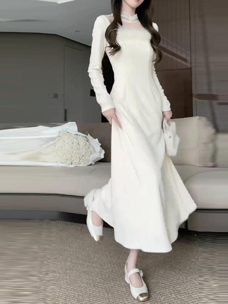 Fluffy French Chic Women's Skirt & Shawl Set – Autumn/Winter High-End Look