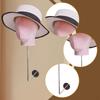 Mannequin Head Model Hat Display Stand Holder Salon Barbershop Shopping Mall Wall Mounted