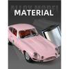 NEW 1/24 Jaguars E-Type Alloy Car Model Sound and Light Pull Back Children's Toy Collectibles Birthday Gift