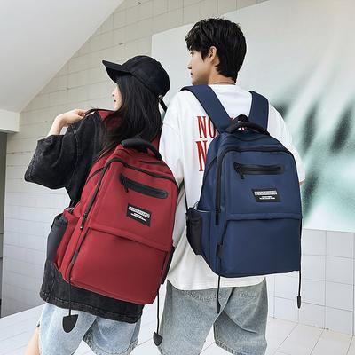 Fashion Labeling Large Capacity College Style Junior High School High School Student School Bag Leisure Computer Bag Backpack Female