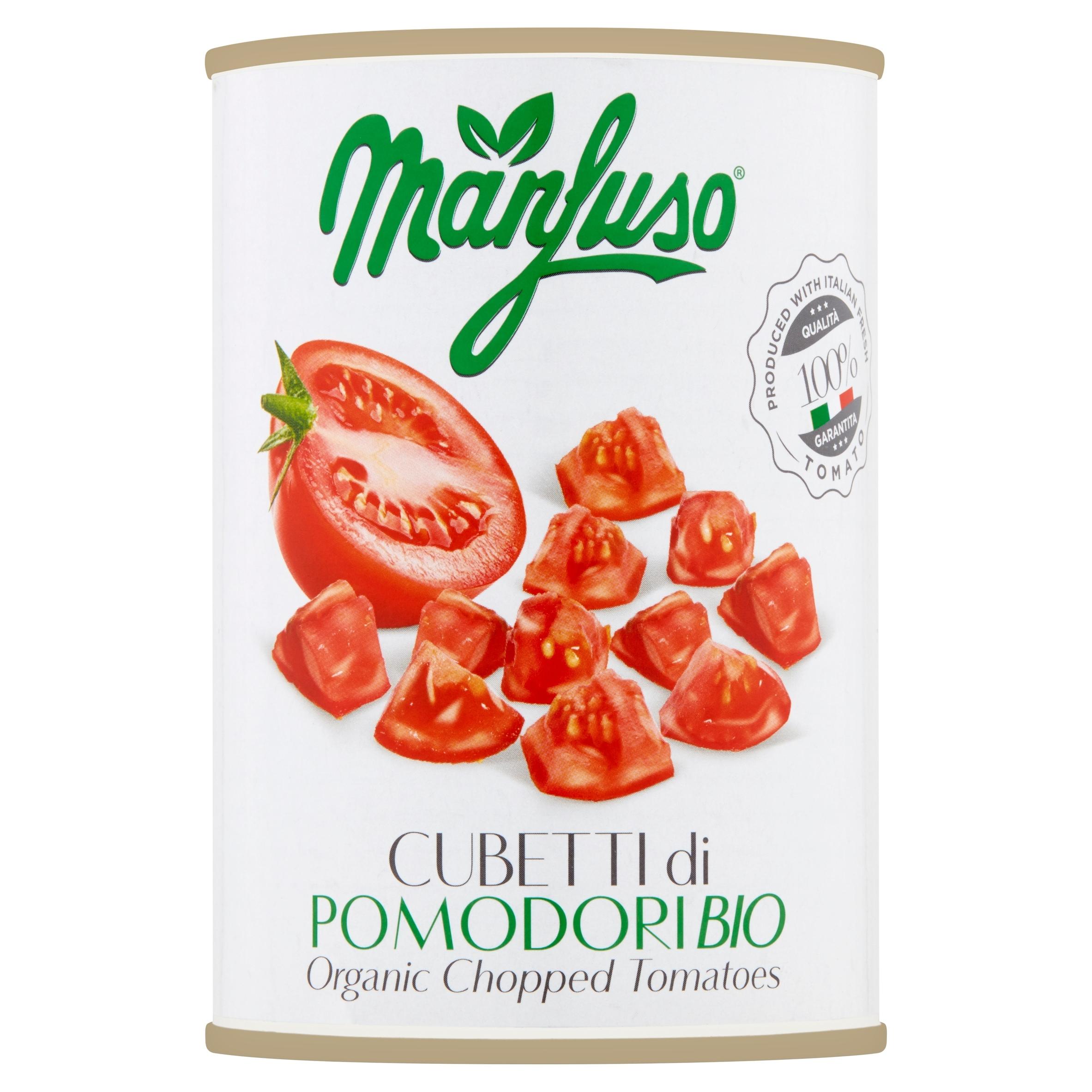 Pomodori Pelati a Pezzi, Biologici, 400 g - Manfuso