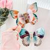 Simulated Butterfly Hair Claw Acrylic Colorful Ponytail Clip Elegant Big Hair Clip