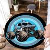 Multiple sizes Monster Truck Print Round Carpet for Living Room Bedroom Table and Chair Sofa Home Decor Area Rug Luxury Gift