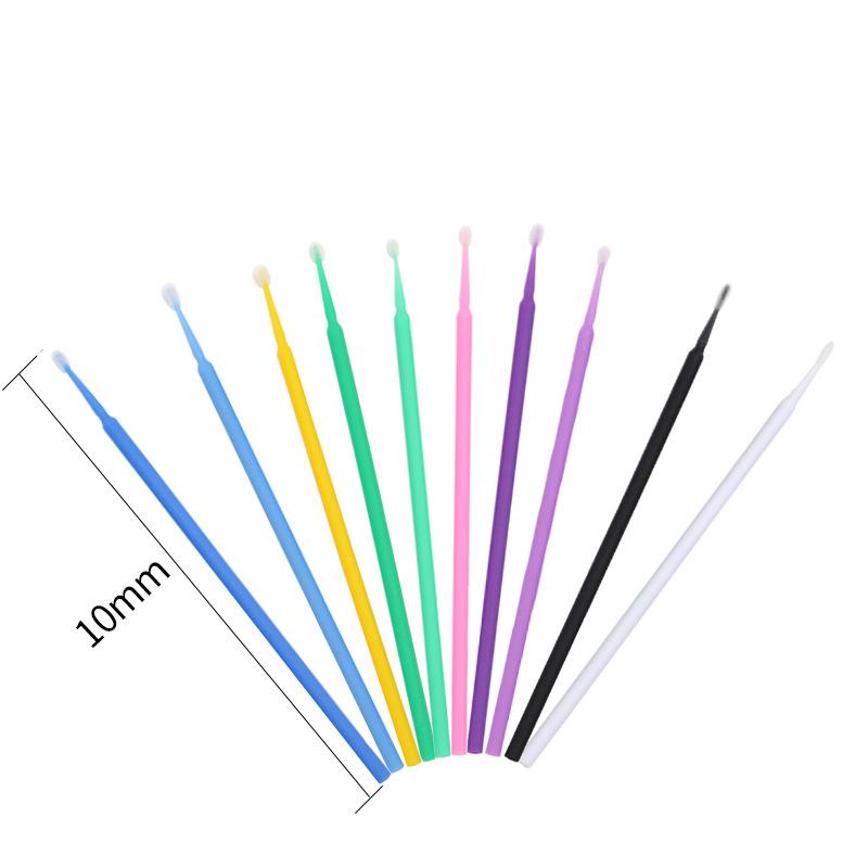 Disposable Mini Cotton Swabs for Cleaning, Makeup Application, and Eyelash Touch-ups with Special Pointed Tips