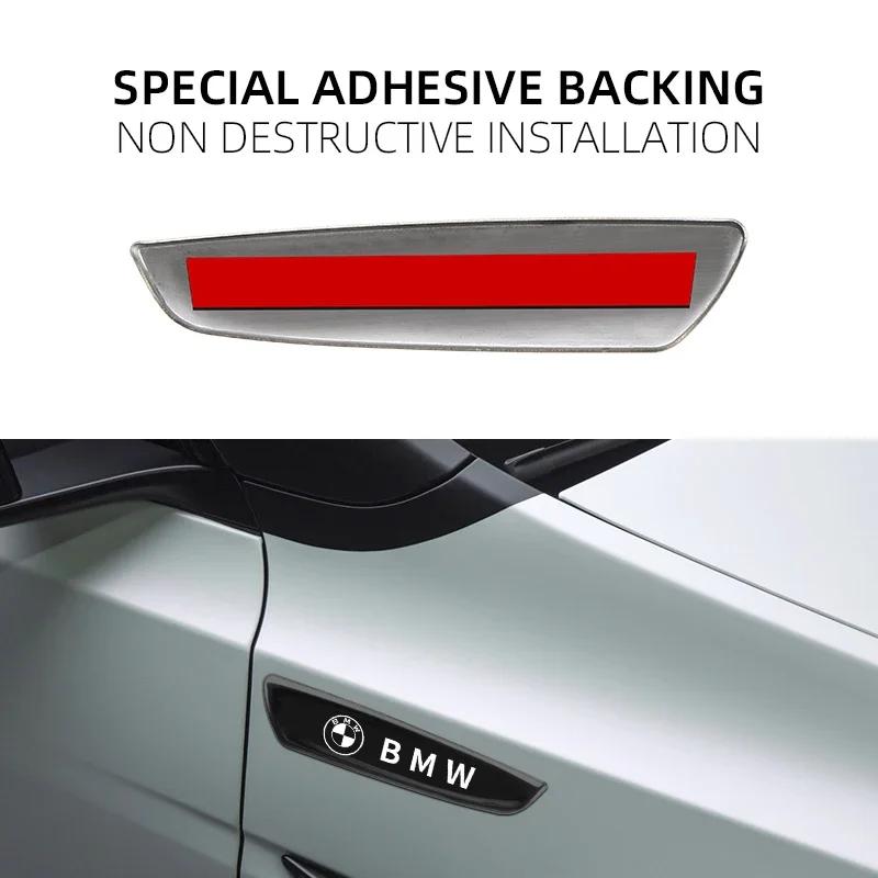 Auto Metall Dekoration Kotflügel Seitenaufkleber Autotür Metall Kollisionsschutzleiste Für BMW Performance X1 X3 X5 E90 E91 E92 E60 E84