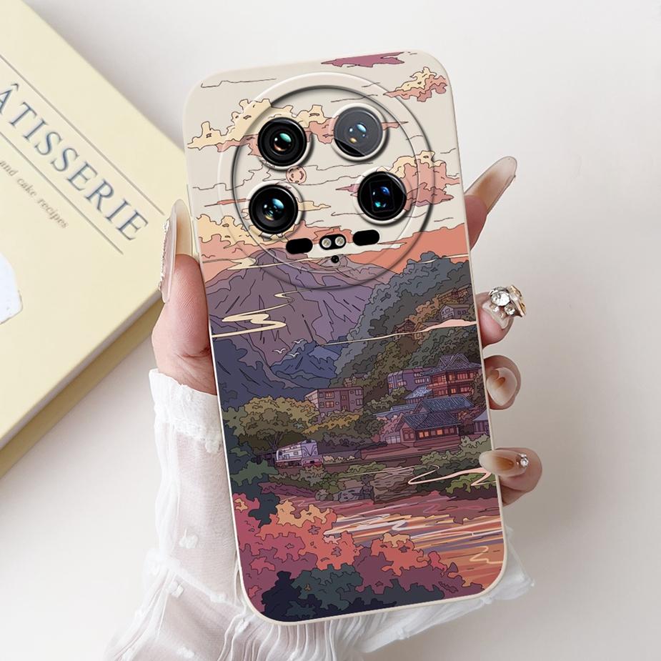 For Xiaomi 14 Ultra Case Cute Dinosaur Cartoon Cover Shockproof Phone Case For Xiaomi Mi 13 Ultra 13Ultra 14Ultra Soft TPU Shell