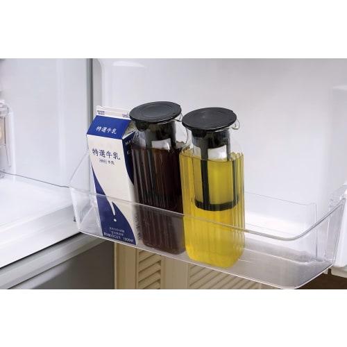 iwaki Heat-Resistant Glass Coffee Server, Cold Brew Coffee & Tea, Square Server, 1.0L, with Filter, T296KF2-BK