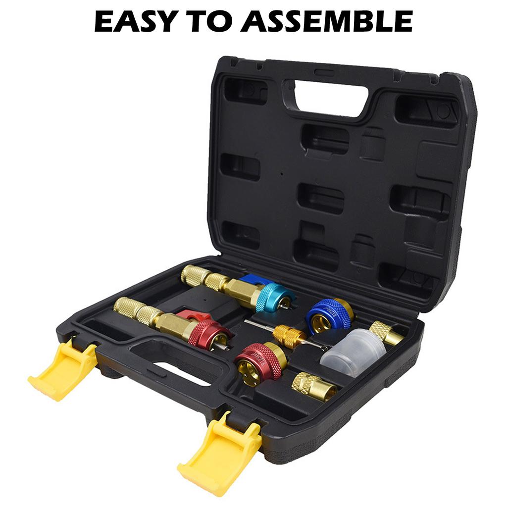 R134A R1234YF R22 Valve Core Remover Installer Tool Kits for Household and Automotive Air Conditioning Toolbox Package