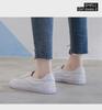 Women's Genuine Leather White Flats - 2025 Spring Korean Style, Versatile Breathable Shallow Mouth Shoes
