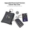 For Alfa Romeo Leather Car Key Bag Coins Wallet Mini Card Pouch Auto Interior For Alfa Romeo 4C 159 166 Spider Giulia Giulietta 