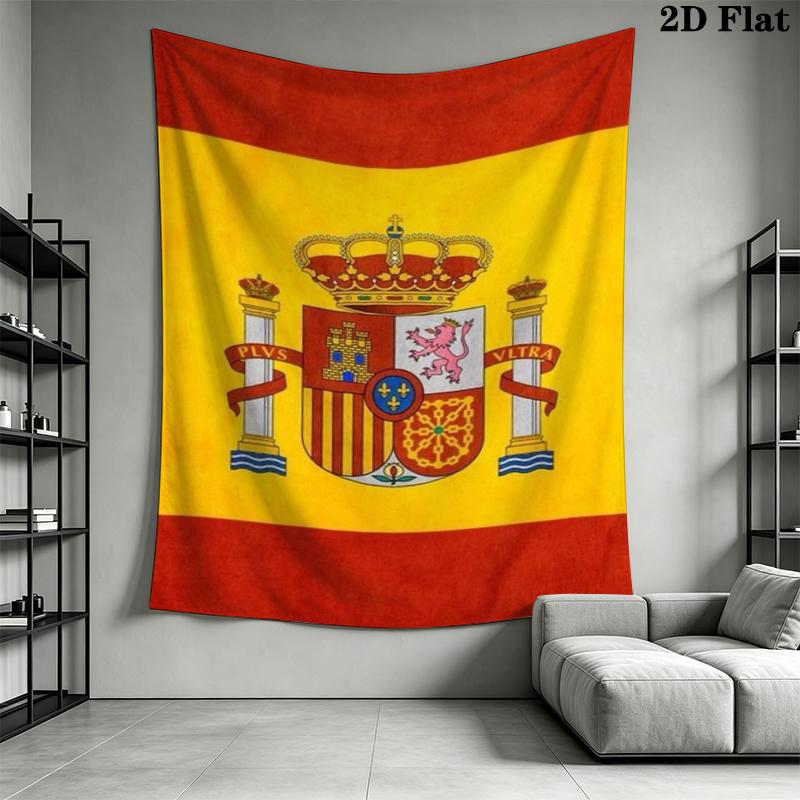 Spain national football team Wall Tapestry Aesthetic Wall Hanging Printed Fabric Blanket Decorative Tapestries for Bedroom Living Room Home Decor