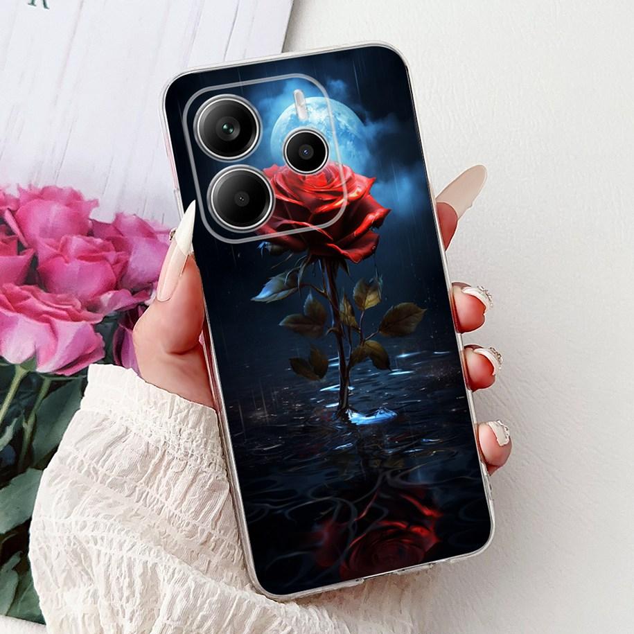 For Cover Xiaomi Redmi Note 14 4G Phone Case Luxury Marble Machine Soft Silicone Slim TPU Funda For Redmi Note 14 4G Note14 Capa