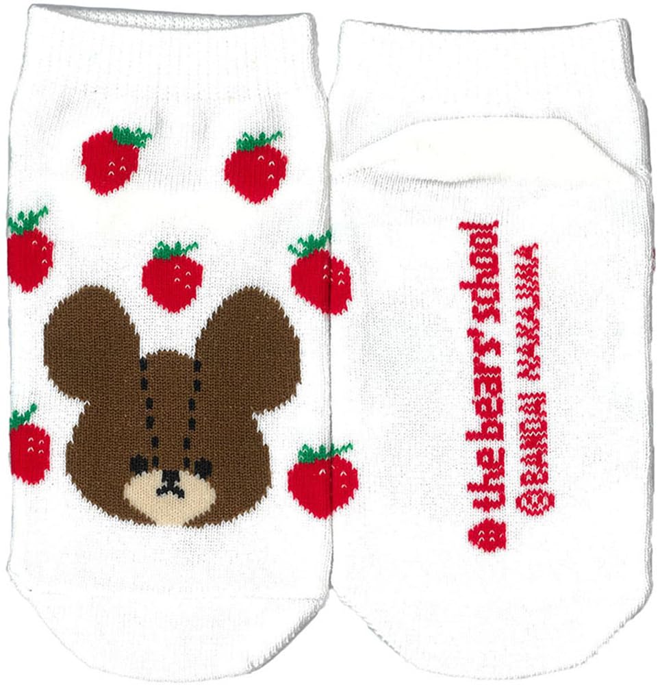 

Детские носки Nakajima Corporation Bear School Strawberry, белые 192820-24 13-18 см