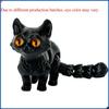 3D Printed Cats, 3D Animals for Stress Relief, Desktop Decorations Suitable for Office Workers, and Small Ornaments for Adults