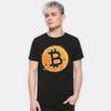 Bitcoin Glitch Logo T-Shirt, Men's and Women's Sizes (BTC-89668)