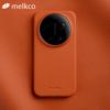 Melkco Genuine Leather Case for Xiaomi 17 Ultra Wireless Charging Mi 15 Ultra Mi15 Pro Mobile Phone Cover+Metal Lens Protector