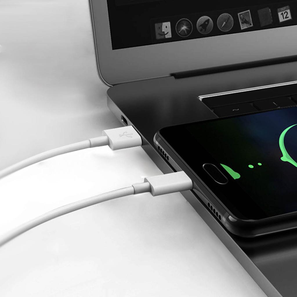 Weißes 1m Datenkabel 5A Typ-C Schnellladekabel für Android für Huawei Honor für Xiaomi Mobiltelefon