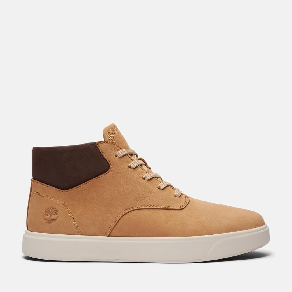 Timberland Emerson Street Mid Medium Beige Size Sneakers, Men's, TB0A6BW6EN31, Nubuck, 12.0 / 30.0cm
