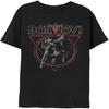 Bon Jovi T Shirt Triangle Overlap Band Logo Official Mens Black