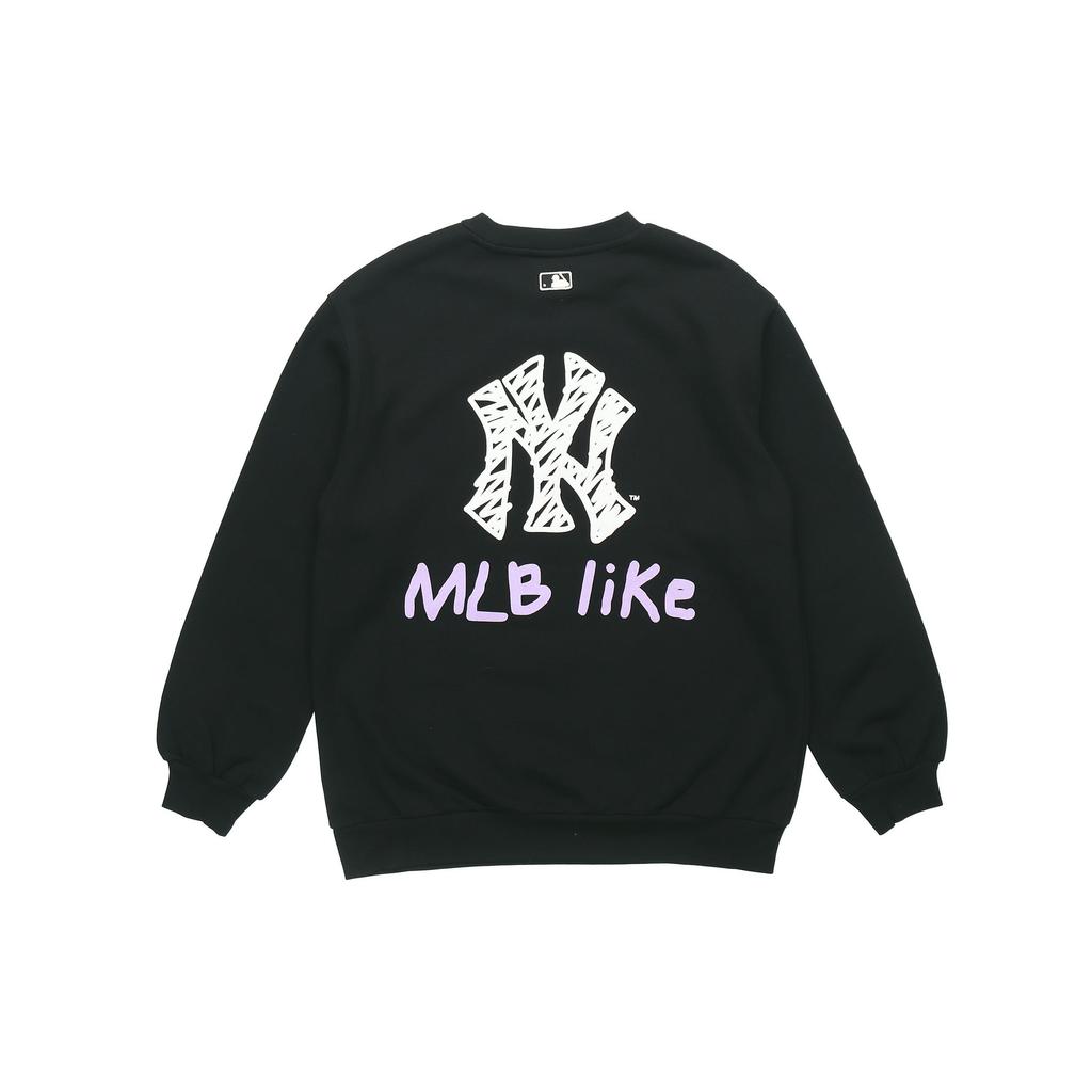 MLB Like Collection Sweatshirts Unisex Black Crew Neck Moderate Regular 31MT22961-50L