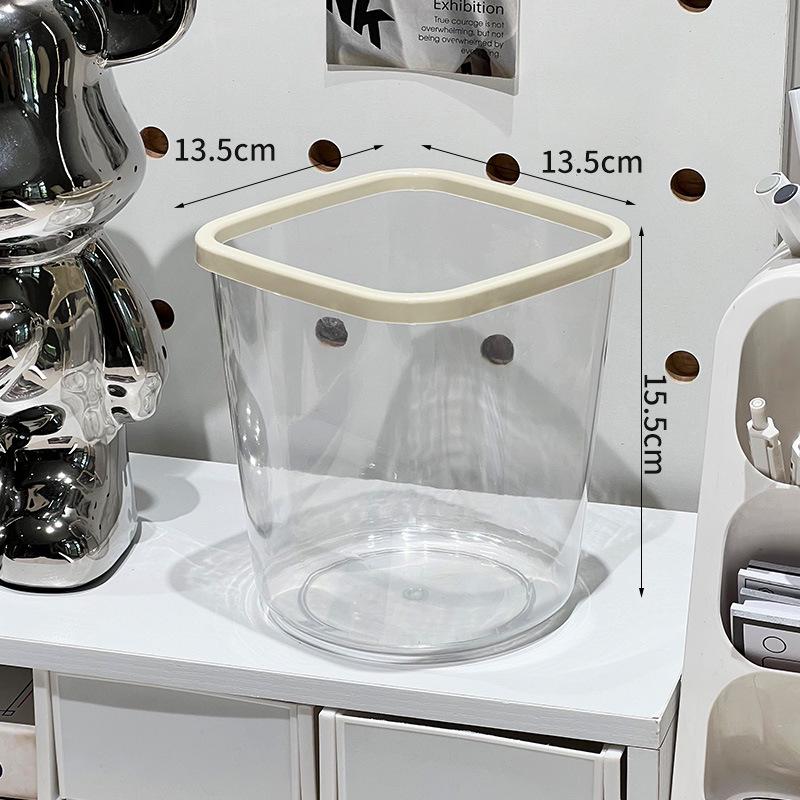 Multi-functional Tea Leaves Bin: Stylish Desktop Waste Basket & Kitchen Draining Basket