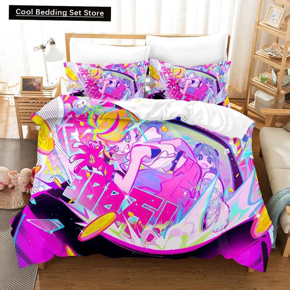 Fashion 3D Print Music Game  Muse Dash Bedding Set Single Twin Full Queen King Size Bed Set Adult Kid Bedroom Duvet Cover Sets