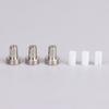 3 Set High Quality Fiber Optic Visual Fault Locator Ceramic Tube And Metal Head Replacement Parts Accessories