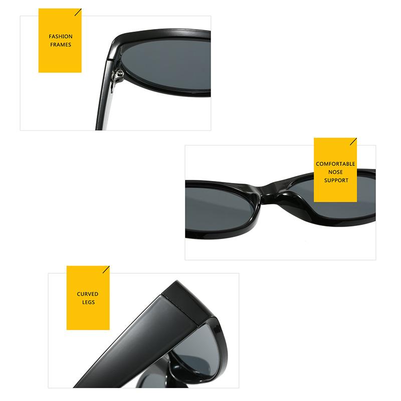 Minimalist Trend Oval Sunglasses Women Men Premium Feel Exquisite Sun Glasses Fashion Party Vacation Glasses