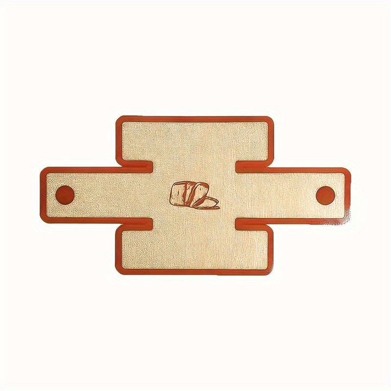 1 Stück Große Antihaft-Silikon-Backmatte & Brotbackform, wiederverwendbare Backform für Brot/Pizza/Gebäck, Backunterlage.