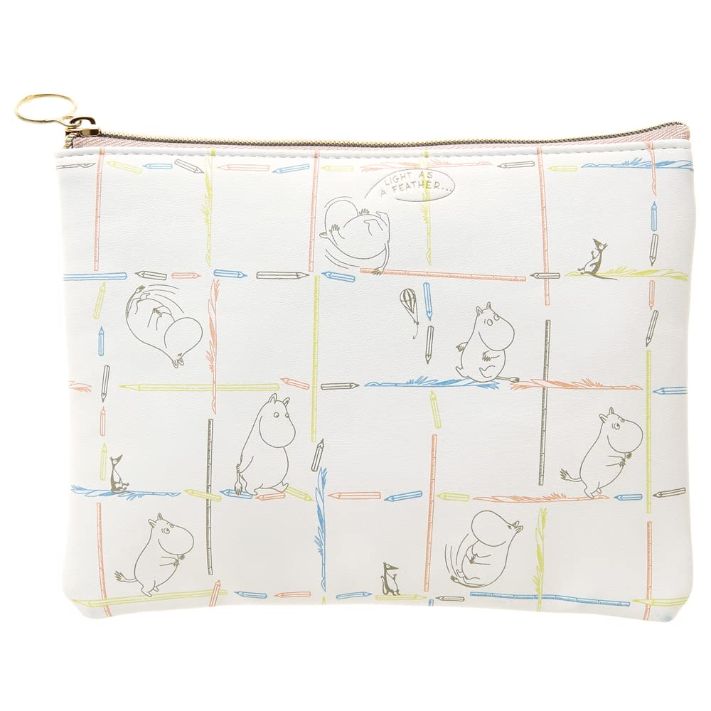 Gakken Staful Moomin Pencil Pencil H18034 Case, Medium, Pouch, Frame,