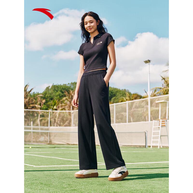 ANTA Women's Retro Straight-Leg Casual Sport Pants