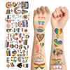 New Cartoon Rainbow Series Tattoo Stickers Can Waterproof Party Gift Funny Face Stickers